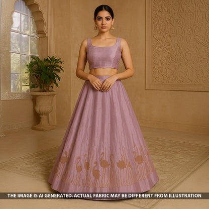 Cut Dana Thread Embroidered Shimmer Tissue Fabric - F5407