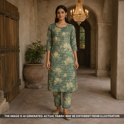 Digital Print Shimmer Tissue Fabric - F5420