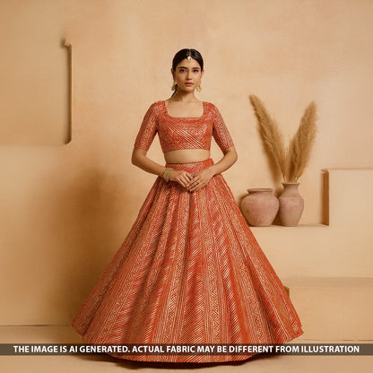 Gota Patti Work Georgette Fabric - F5331