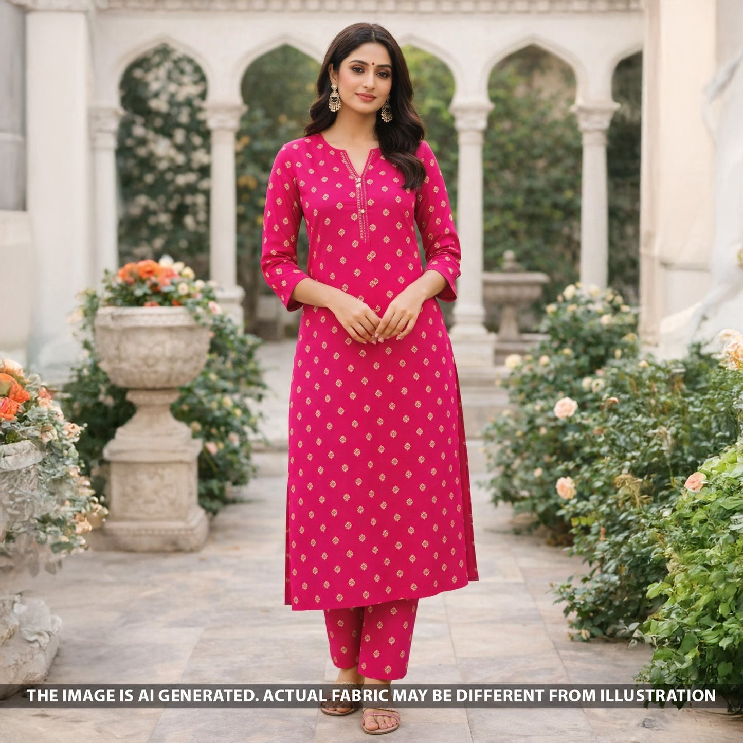 Zari Work Banarasi Brocade Silk Fabric - F5498