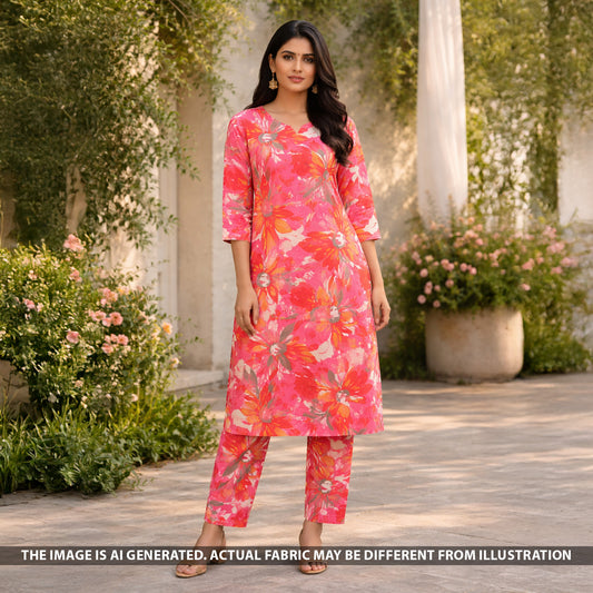 Digital Print Modal Cotton Fabric - F5487
