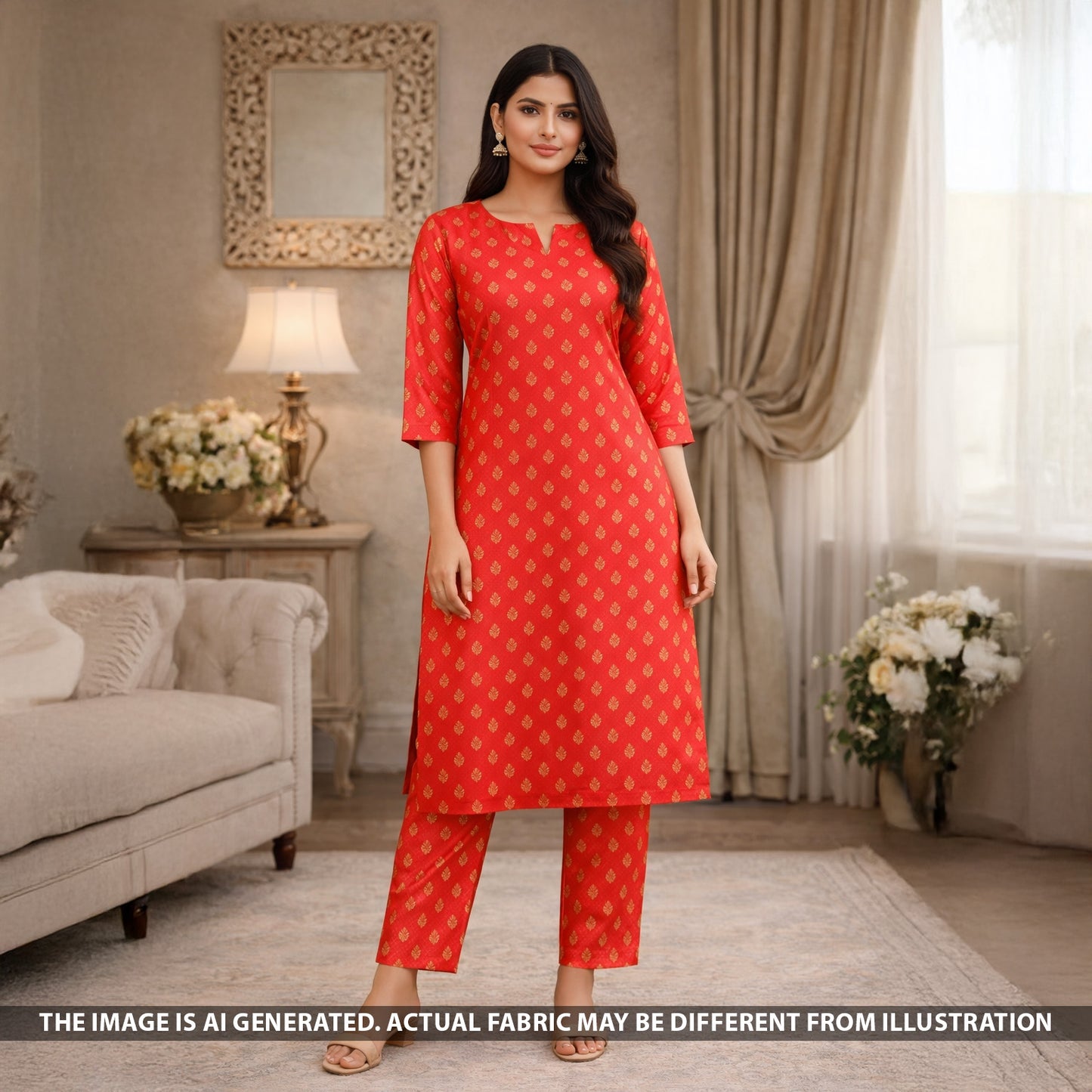 Zari Work Banarasi Brocade Silk Fabric - F5489