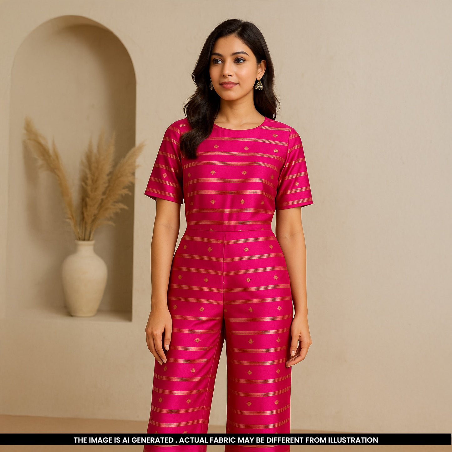 Banarasi Brocade Silk Fabric - F5347