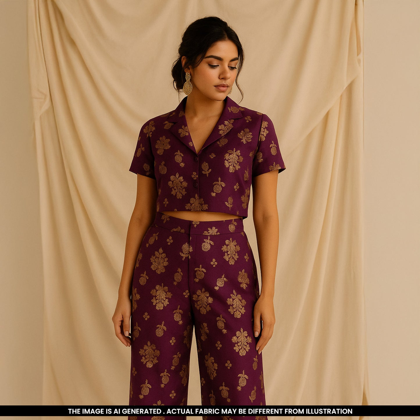 Banarasi Brocade Silk Fabric - F5348