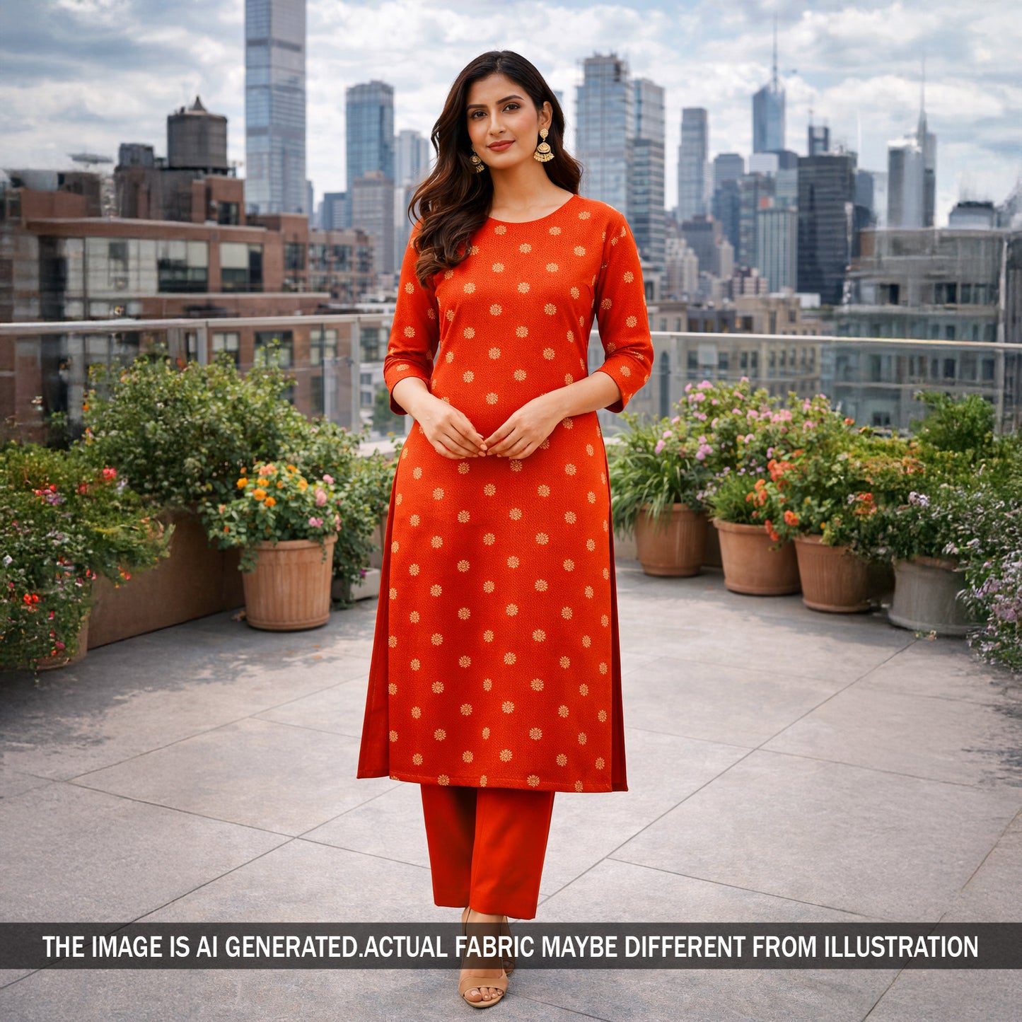 Zari Buti Work Brocade Silk Fabric - F5863