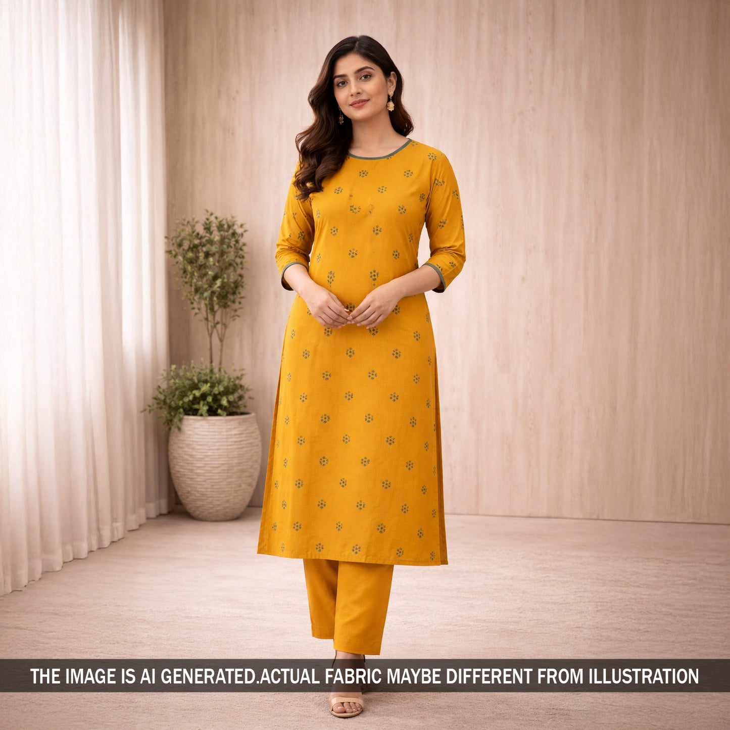 Handloom Cotton Fabric - F5866