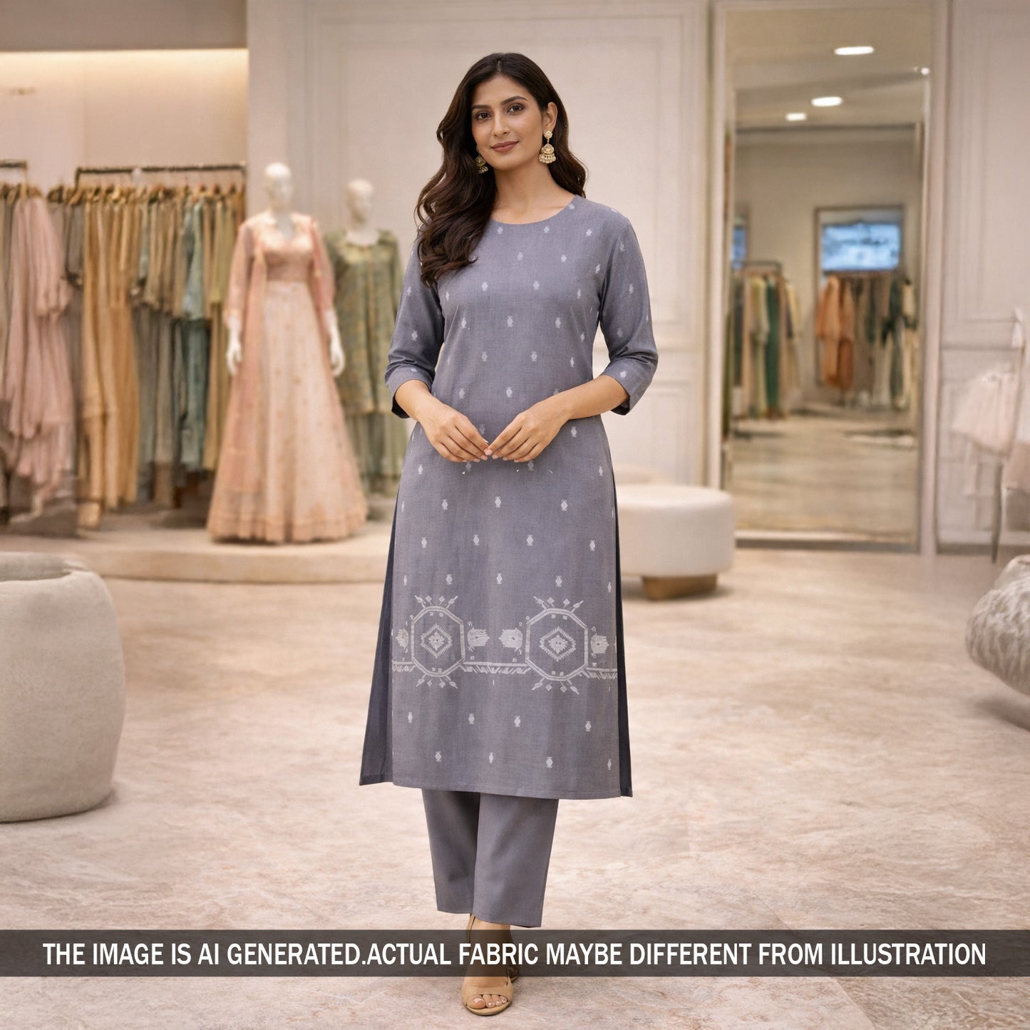 Handloom Cotton Fabric - F5867