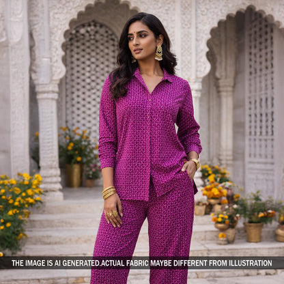 Block Print Cambric Cotton Fabric - F5873