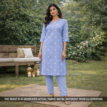 Handloom Cotton Fabric - F5903