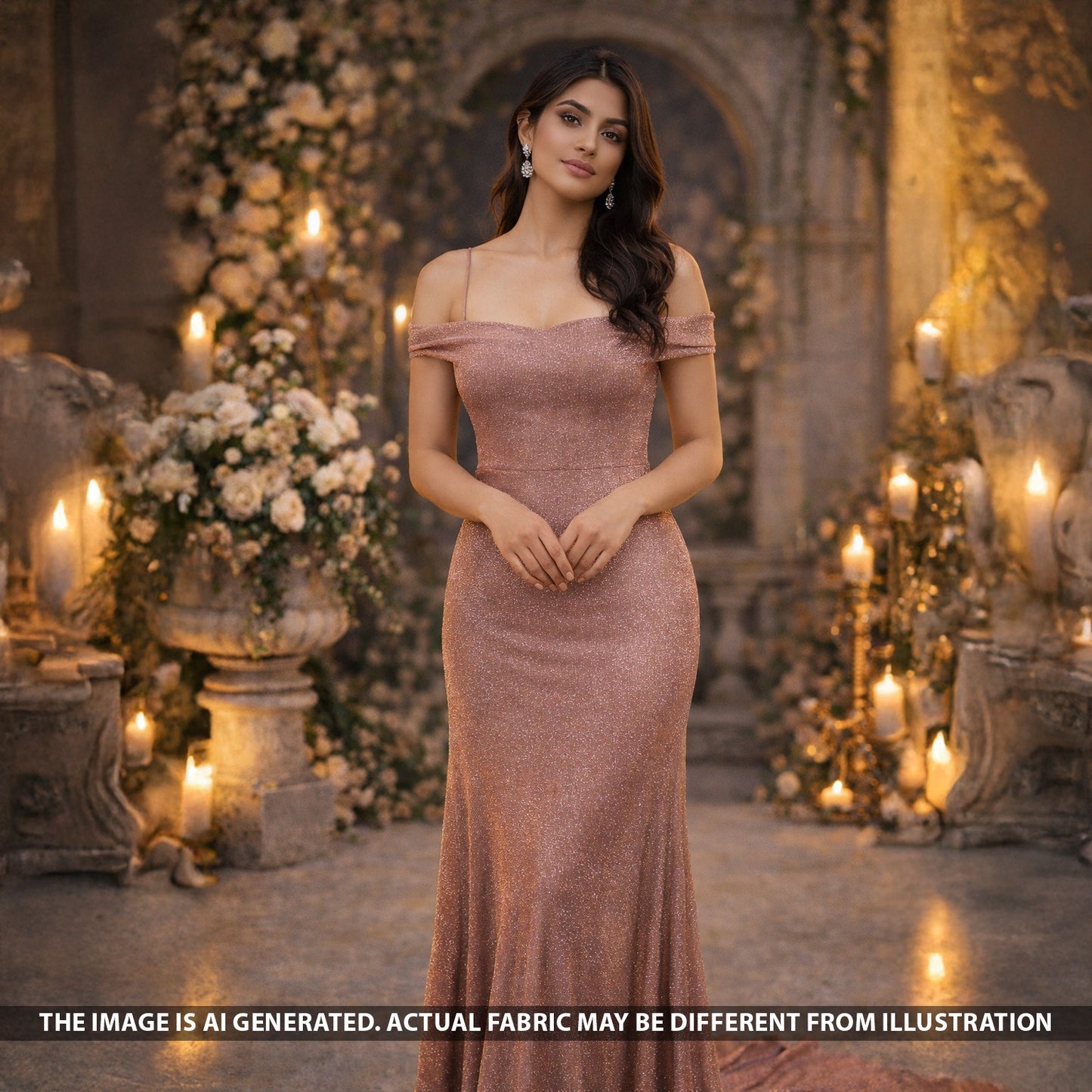 Shimmer Lycra Fabric - F5631