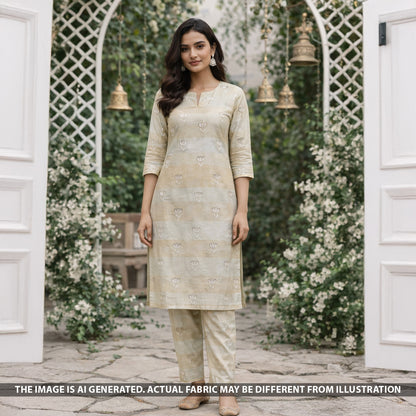 Cut Dana Thread Work Shimmer Tissue Fabric - F5667