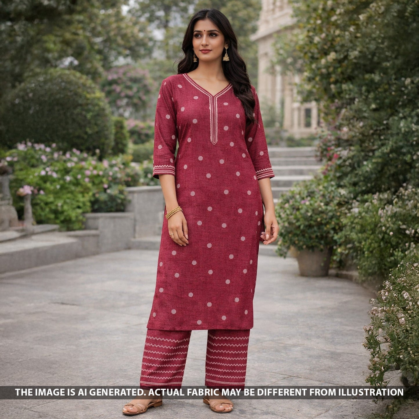 Thread Buti Handloom Cotton Fabric - F5700