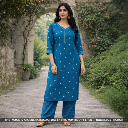 Thread Buti Handloom Cotton Fabric - F5705