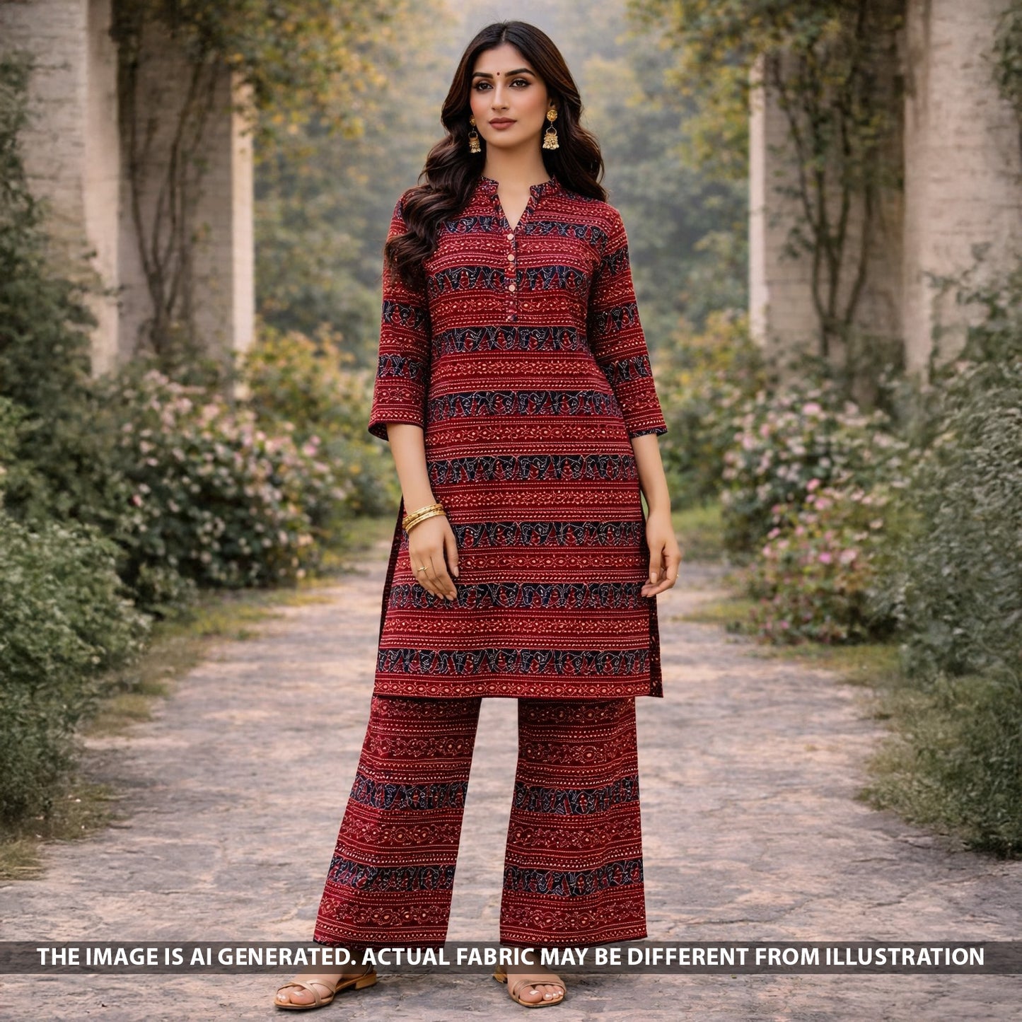 Block Print Cotton Fabric - F5710