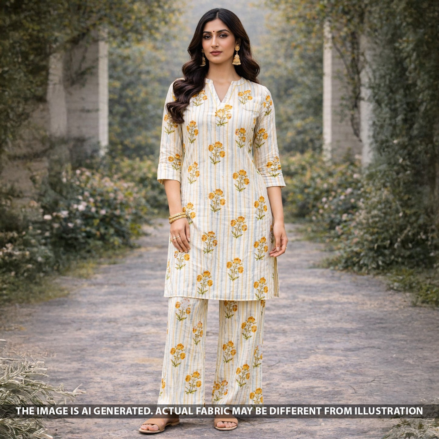 Block Print Cotton Fabric - F5712