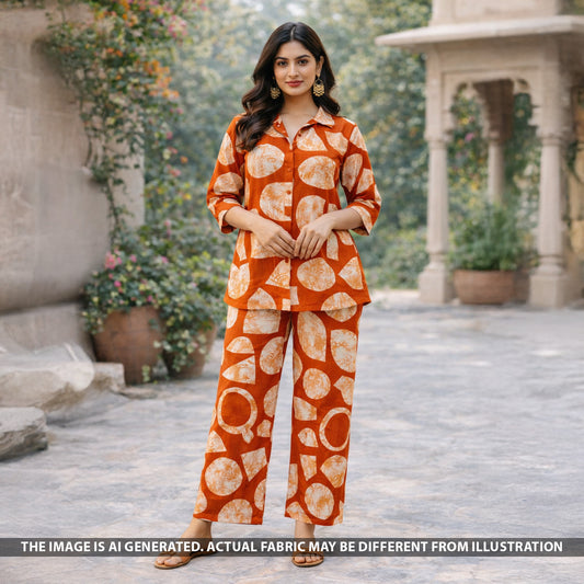 Block Print Cotton Fabric - F5729