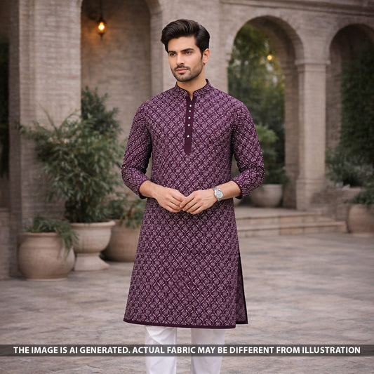 Chickankari Georgette Fabric - F5749