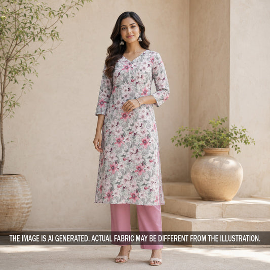 Printed Lizzy Bizzy Fabric - F7042