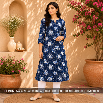Printed Lizzy Bizzy Fabric - F7051