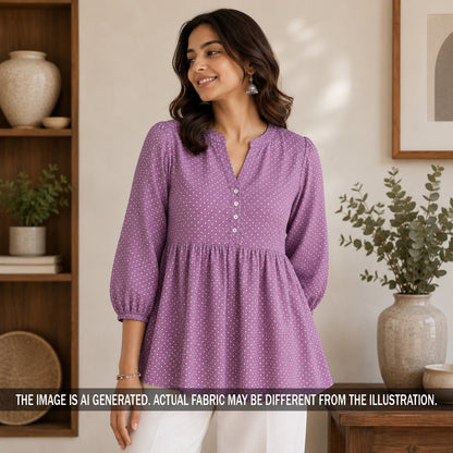 Polka Dot Lizzy Bizzy Cotton Fabric - F7061