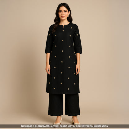 Zari Pearl Work Jimmy Choo Fabric- F4549