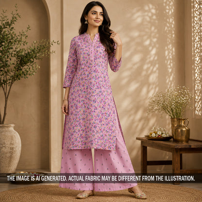 Printed Chanderi Silk Fabric - F7106