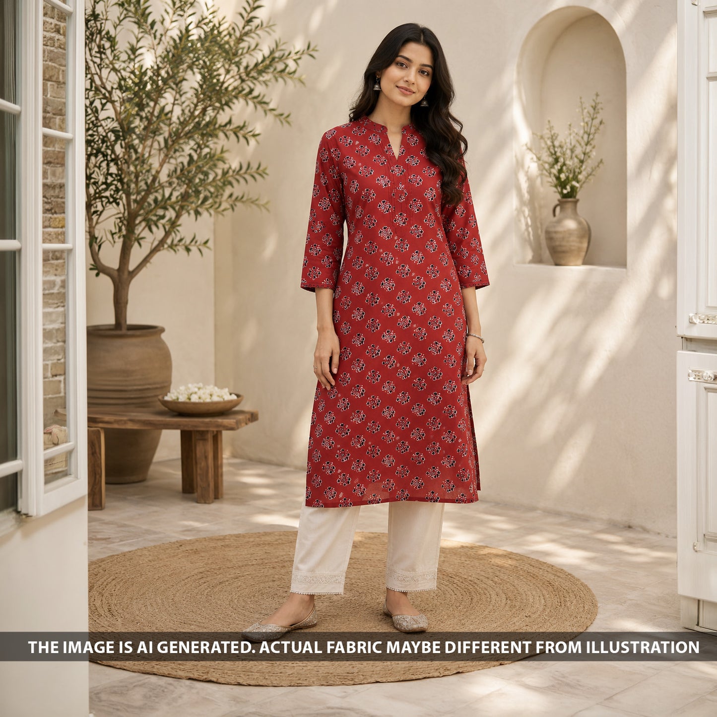 Printed Modal Satin Fabric - F6827