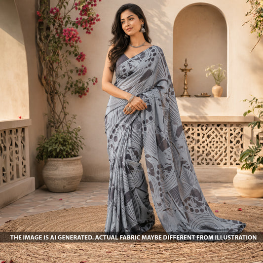 Printed Mul Cotton Fabric - F6701