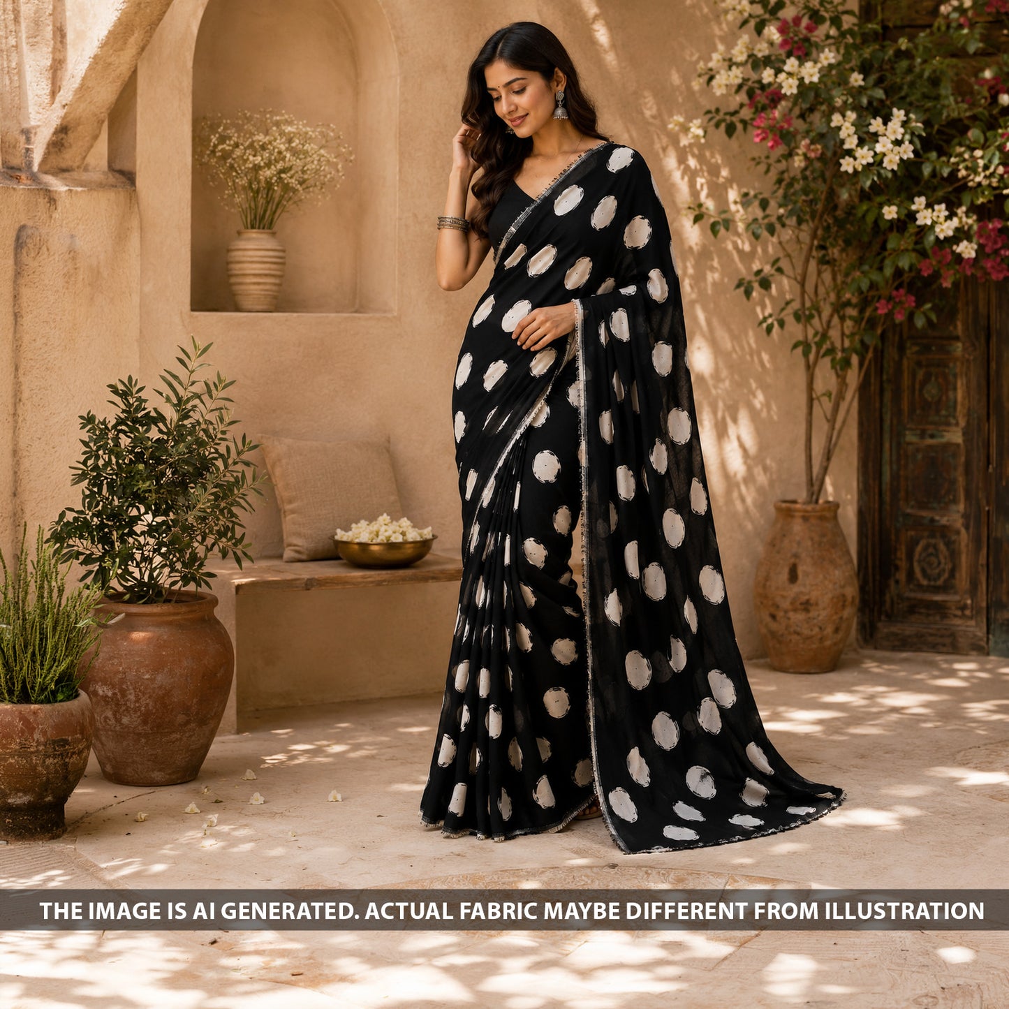 Printed Georgette Fabric - F6691