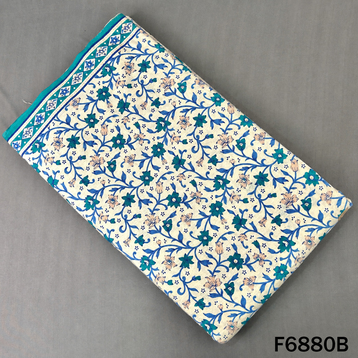 Floral Print Cotton Fabric - F6880