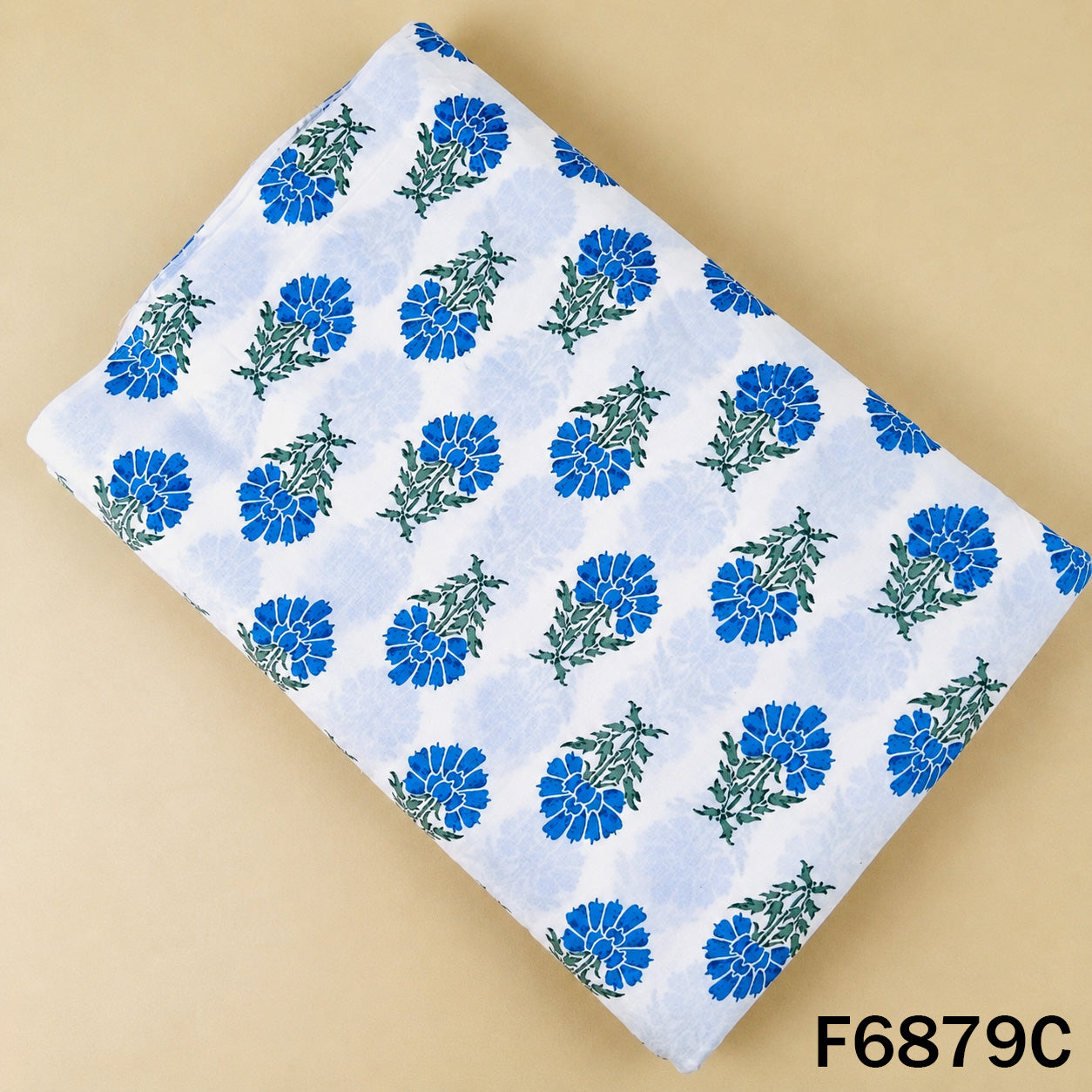 Block Print Cotton Fabric - F6879