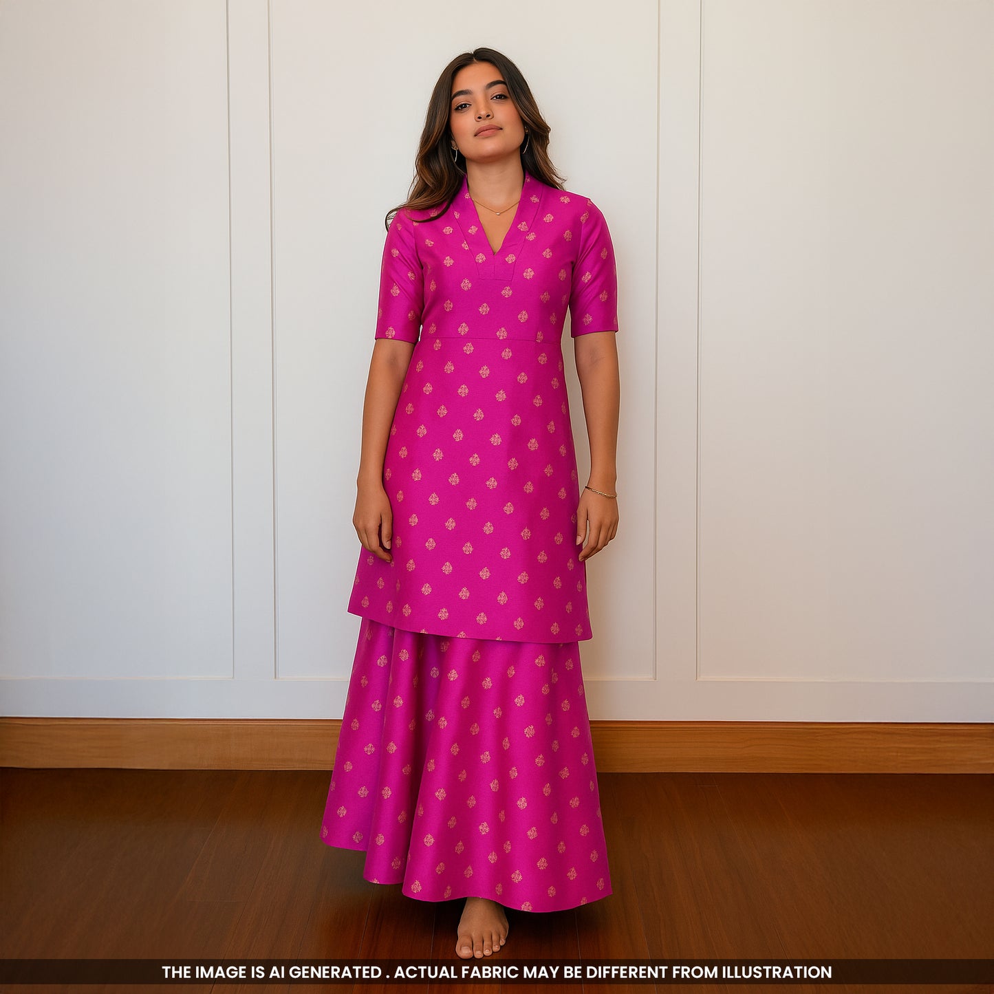 Banarasi Silk Brocade Fabric- F3989