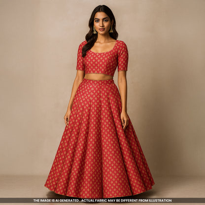 Brocade Fabric- F4302