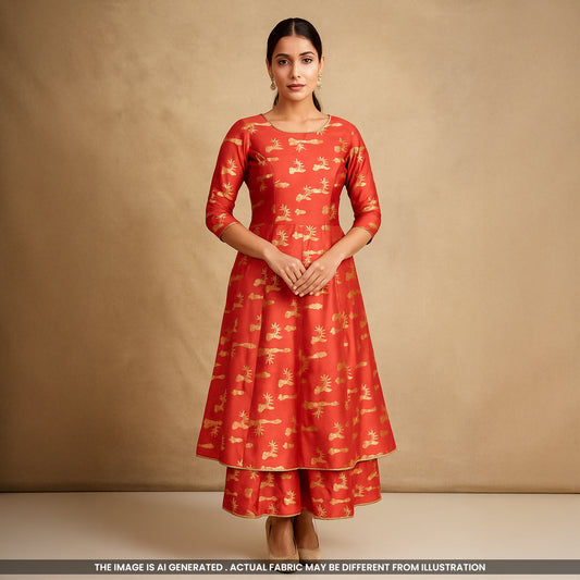 Banarasi Brocade Fabric- F4319