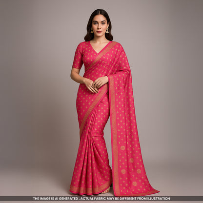 Banarasi Organza Fabric- F4028