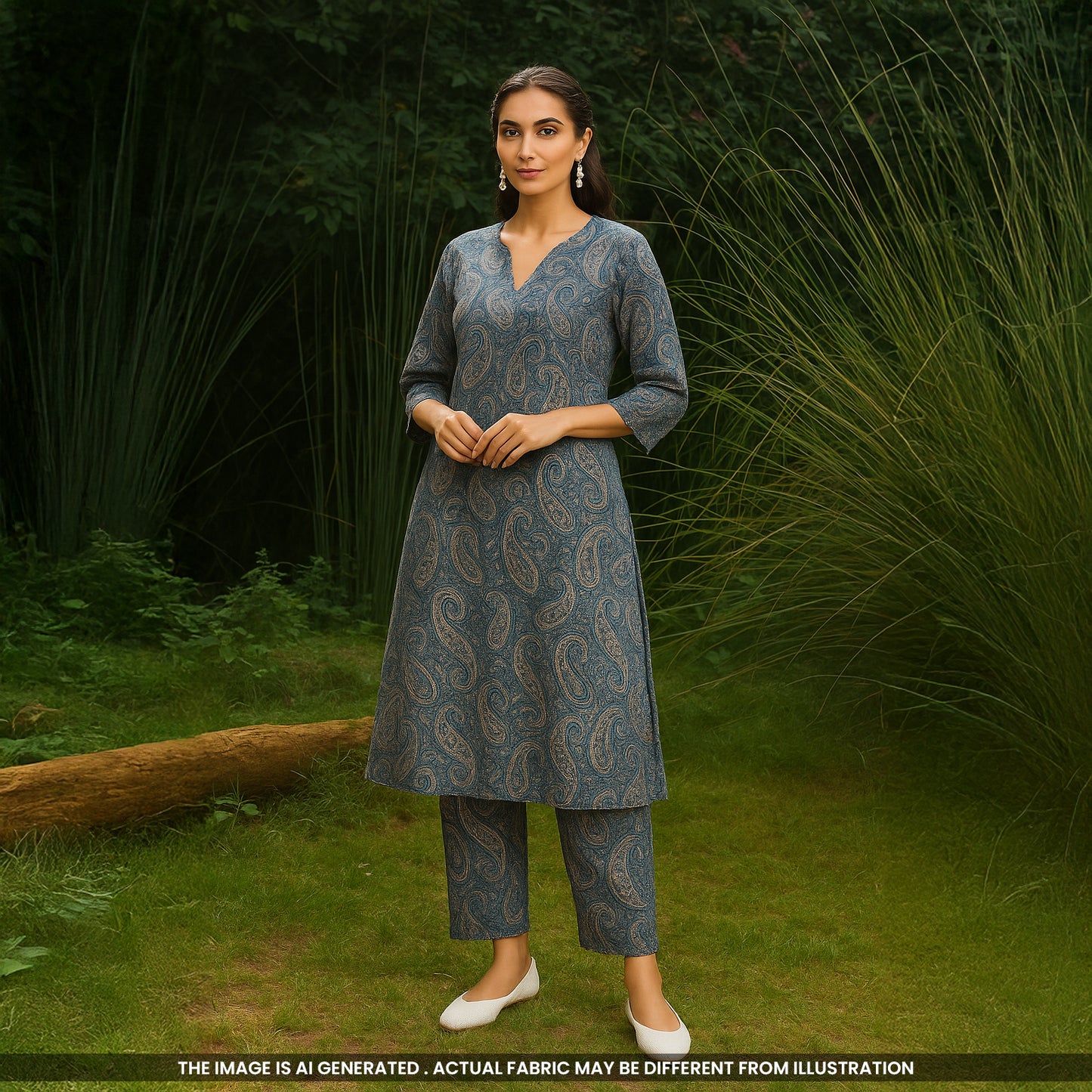 Pejali Print Cambric Cotton Fabric- F4003