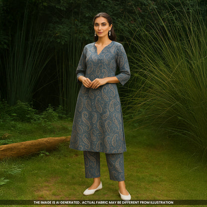 Pejali Print Cambric Cotton Fabric- F4003