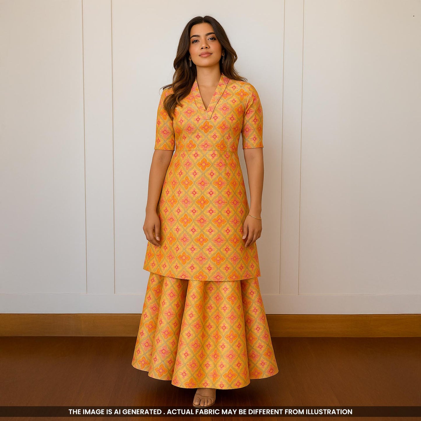 Pure Banarasi Silk Fabric- F4037