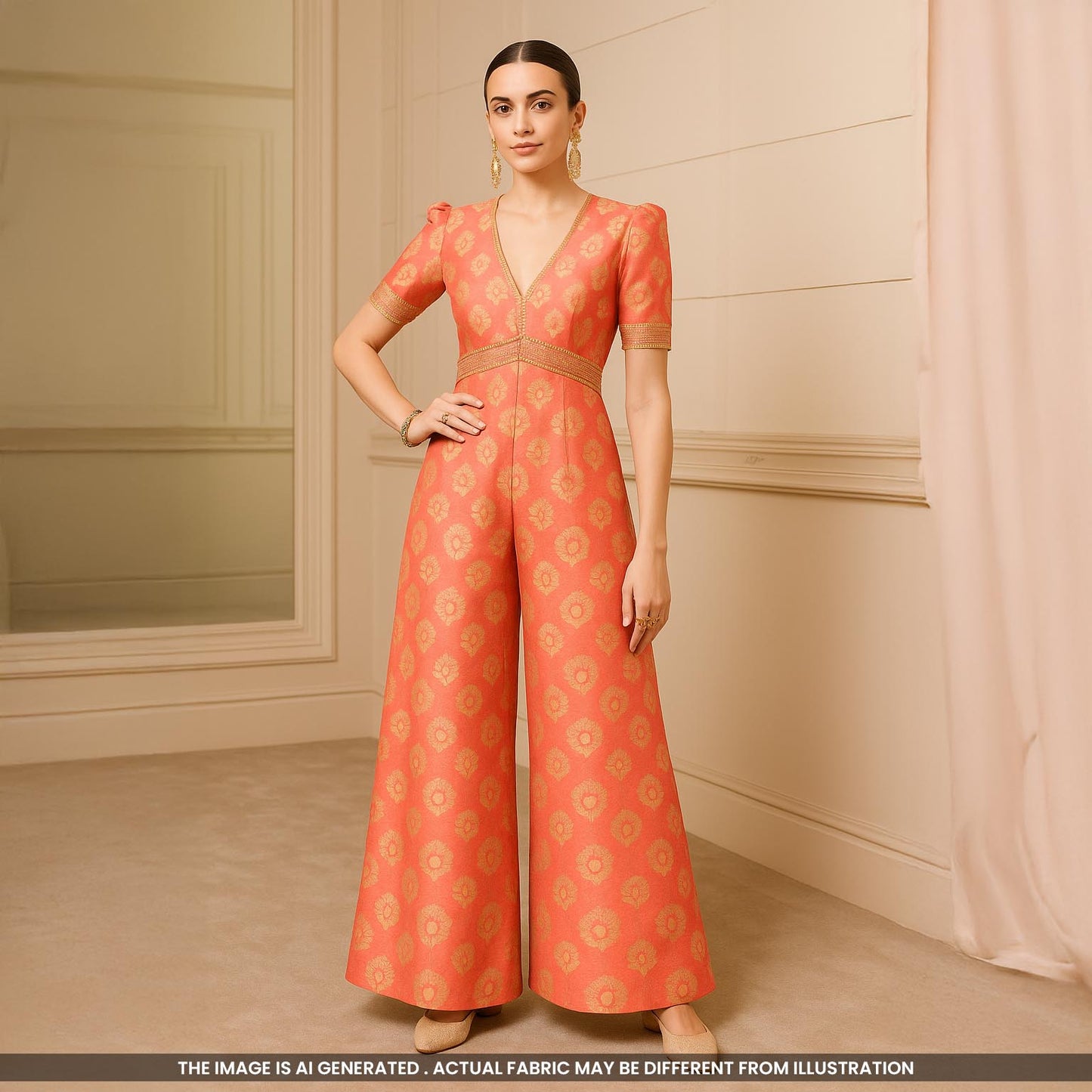 Banarasi Silk Fabric- F4038