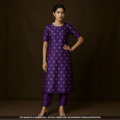 Pure Banarasi Silk Fabric- F4034