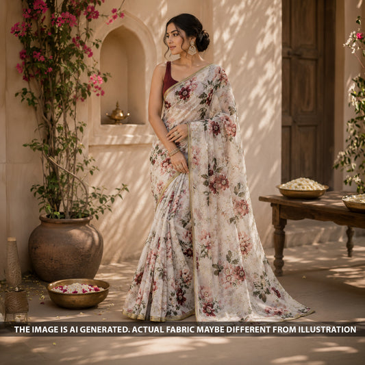 Digital Print Chiffon Fabric - F6757