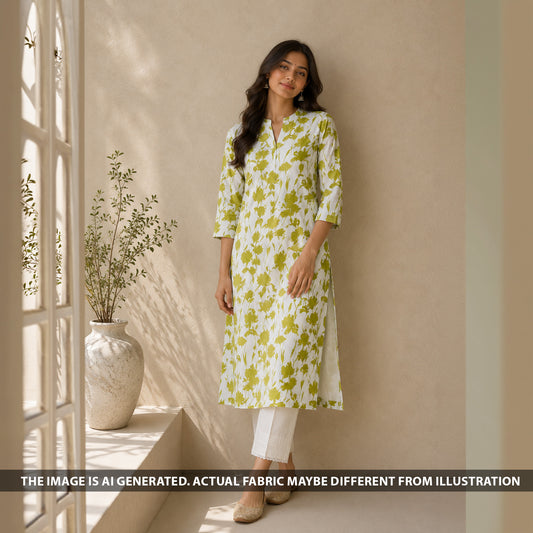 Printed Mul Cotton Fabric - F6773