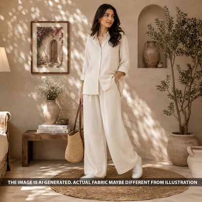 Linen Cotton Fabric - F6750