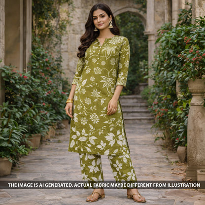 Printed Mul Cotton Fabric - F6093