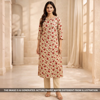 Block Print Handloom Cotton Fabric - F6131