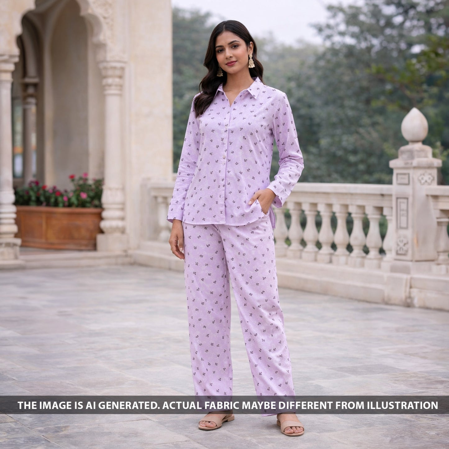 Printed Cambric Cotton Fabric - F6167