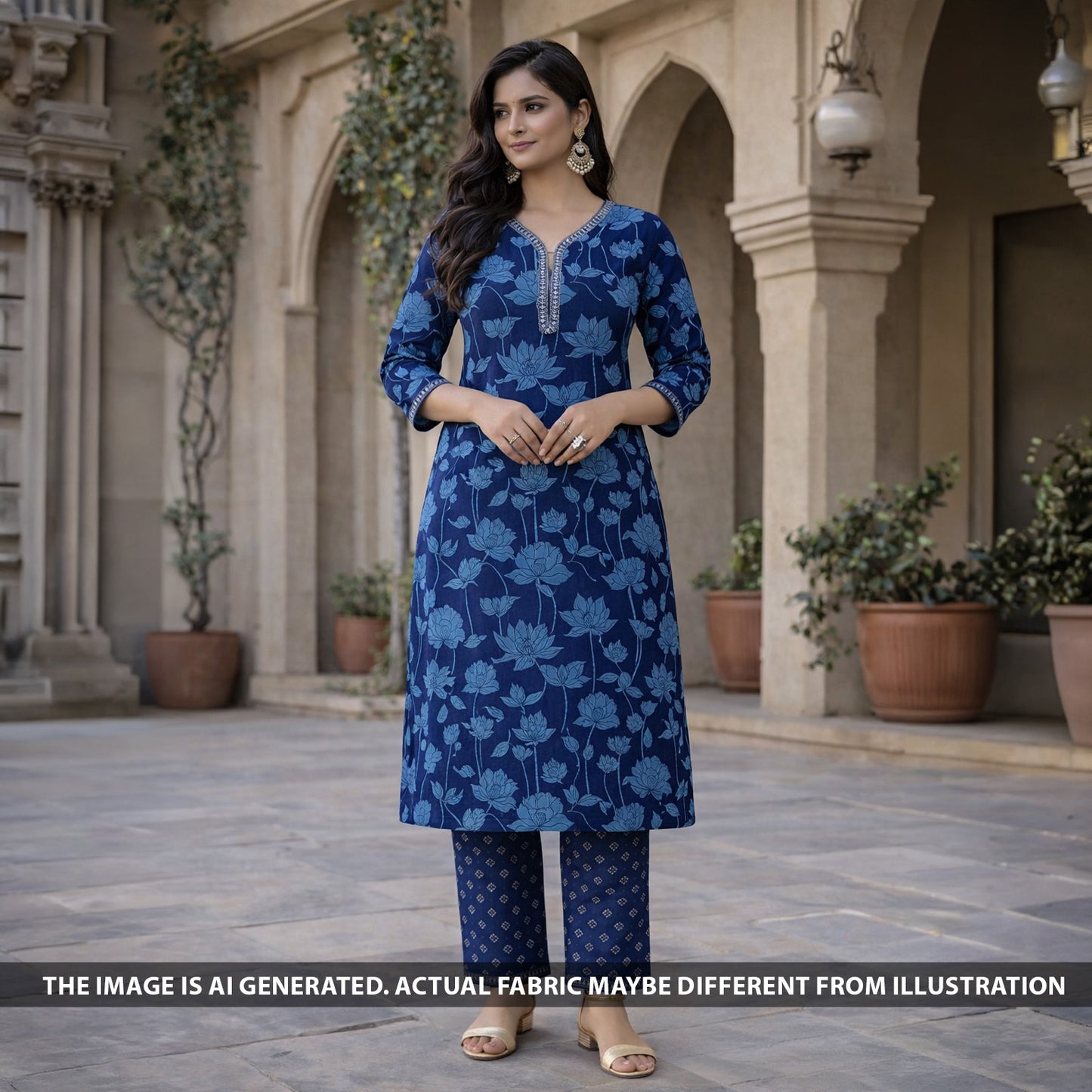 Printed Cambric Cotton Fabric - F6201