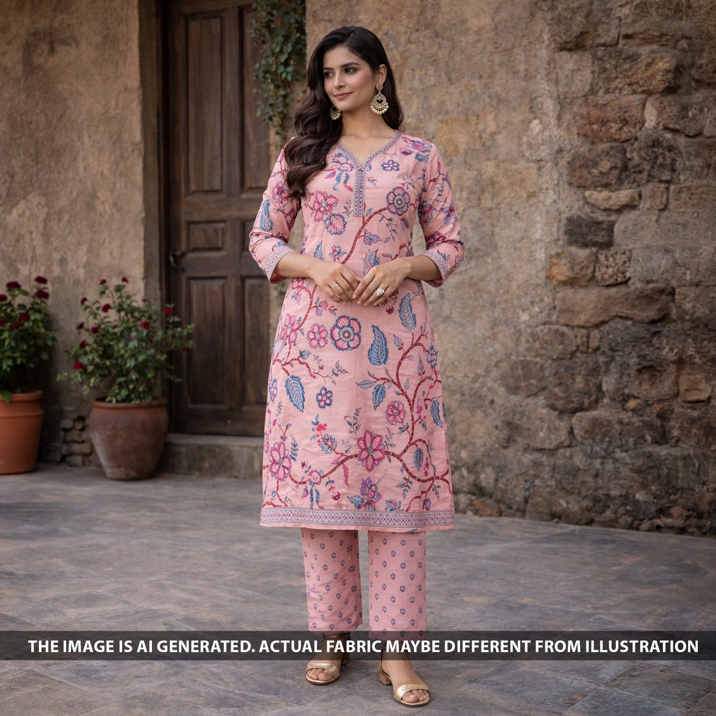 Printed Cambric Cotton Fabric - F6203