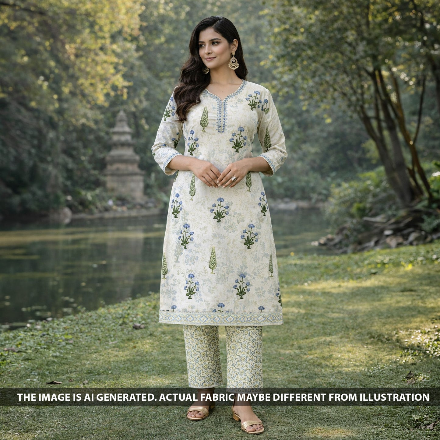 Printed Cambric Cotton Fabric - F6205