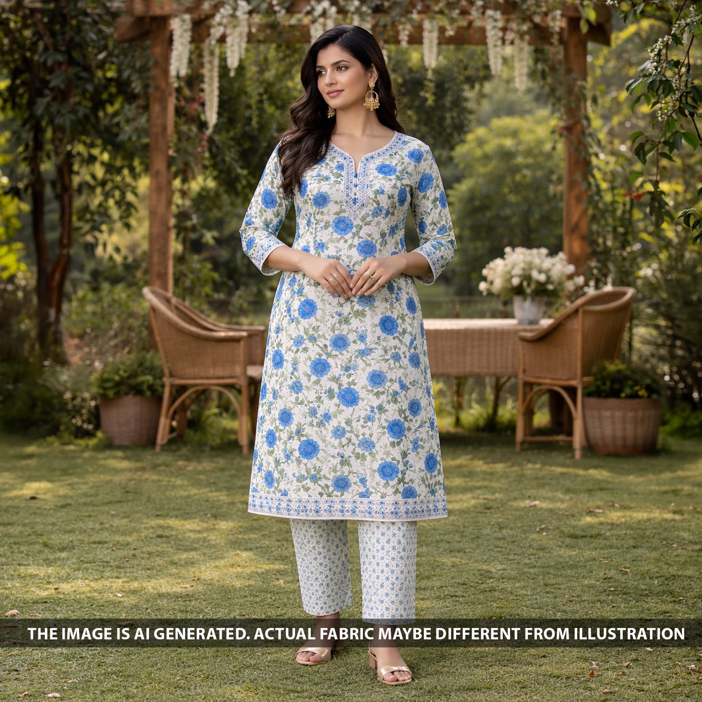 Printed Cambric Cotton Fabric - F6206